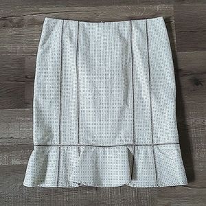 NWT Nanette Lepore beige tulip skirt